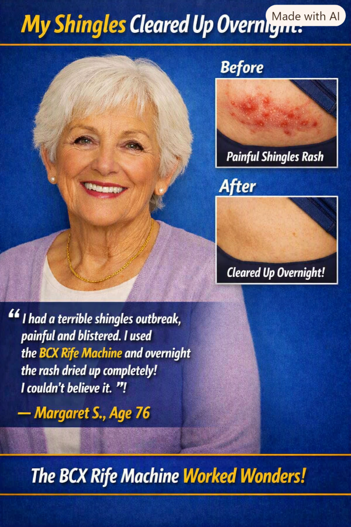 Testimonial - BCX Rife machine. Shingles Gone!