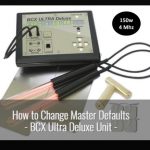 How to Change Master Defaults w the BCX Ultra Rife Machine? (video)