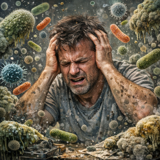 Cleared parasites, bacteria & mold